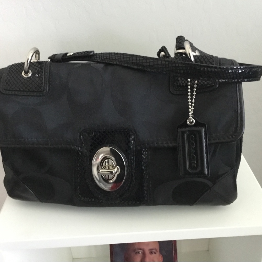 Coach Black Shoulder Bag